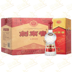 剑南春水晶剑 52度 500ml 6瓶 整箱装 浓香型白酒