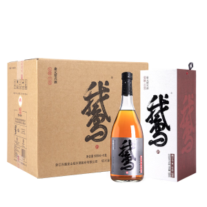 绍兴黄酒 鉴湖酒坊原酒小鹅 干型黄酒 688mL 6瓶 整箱装